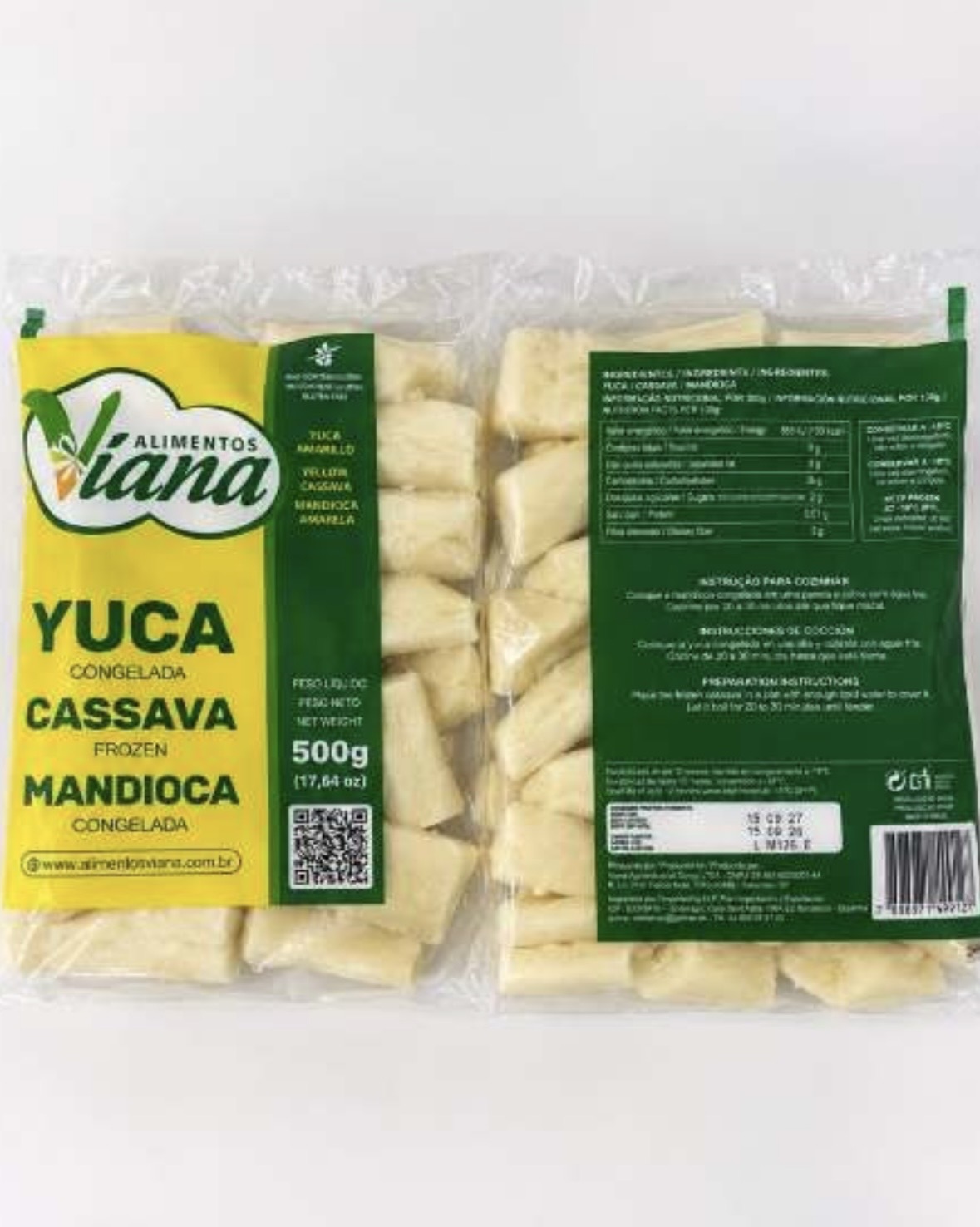 Yuca congelada Alimentos Viana